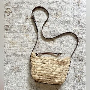 Zara Tan and Brown Shoulder Bag